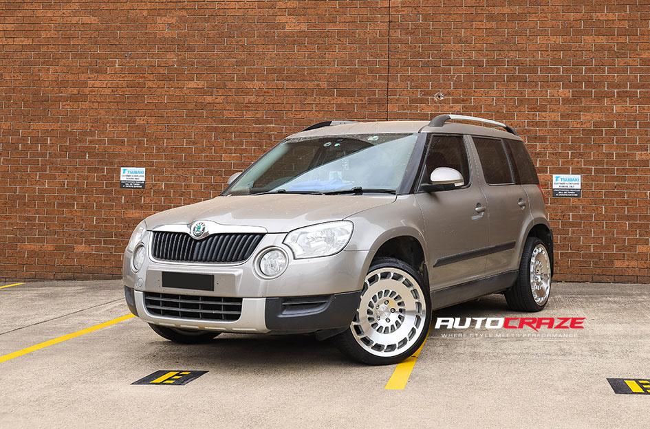 SKODA YETI CCV SILVER MACHINED FACE